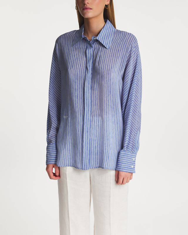 Max Mara Studio Shirt Dinar Ljusblå IT 40 (EUR 34)