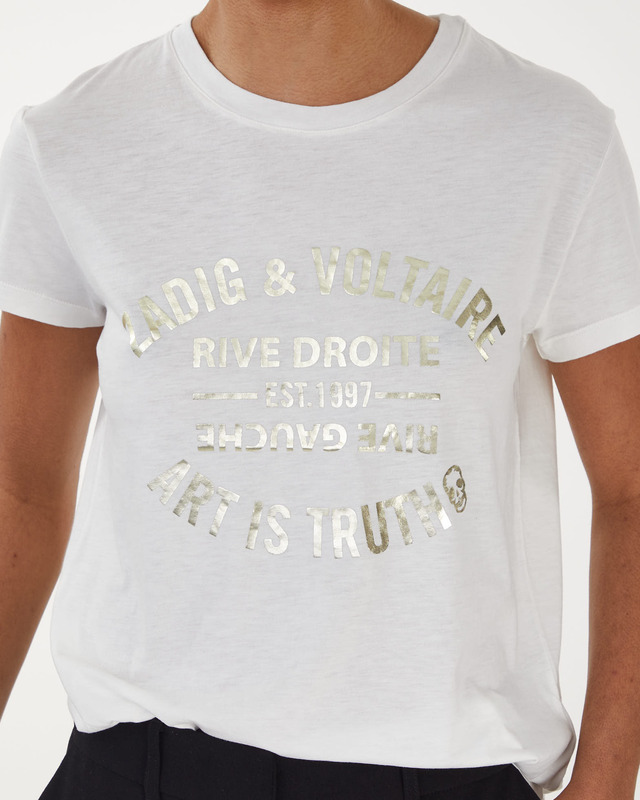 Zadig & Voltaire T-Shirt Walk Balson Vit M