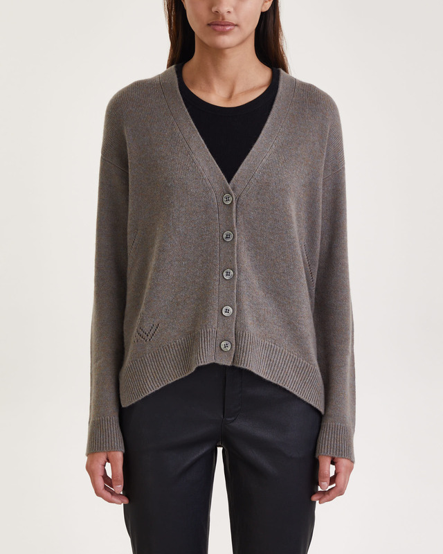Zadig&Voltaire Cardigan Mirka  Grå/grön M