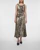 Acne Studios Klänning Satin Snake Print Brun 38