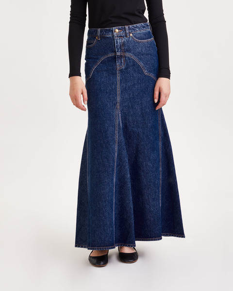Skirt Luminosity Denim Maxi Saphire 1