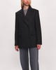 Dagmar PINSTRIPE BLAZER Vit/svart 34