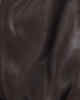 Wakakuu Icons Jacka Leather Funnel Neck Dark Brown S