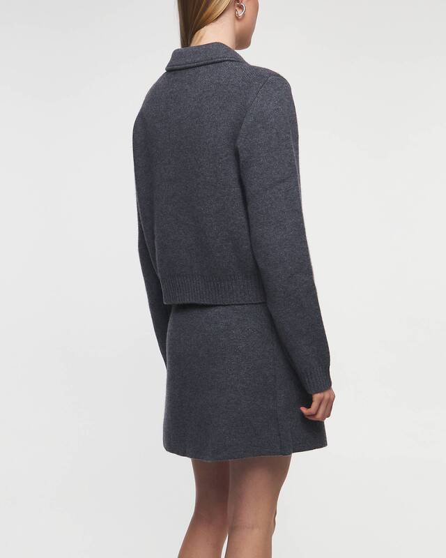 LISA YANG Cardigan Lynna Cashmere Grå 2 (M-L)
