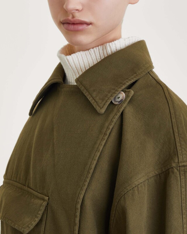 Dagmar Jacket Aviator Olivgrön 42