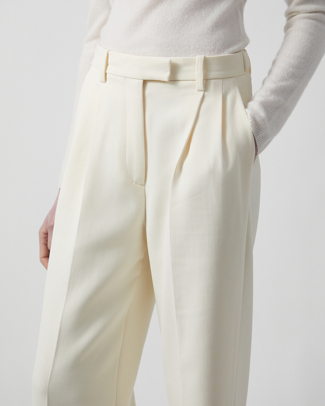 Almada Label  Trousers Amel Cream XS