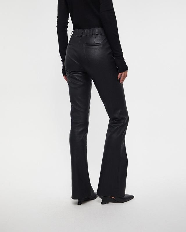 Wakakuu Icons Trouses Stretch Leather Pants Black 38