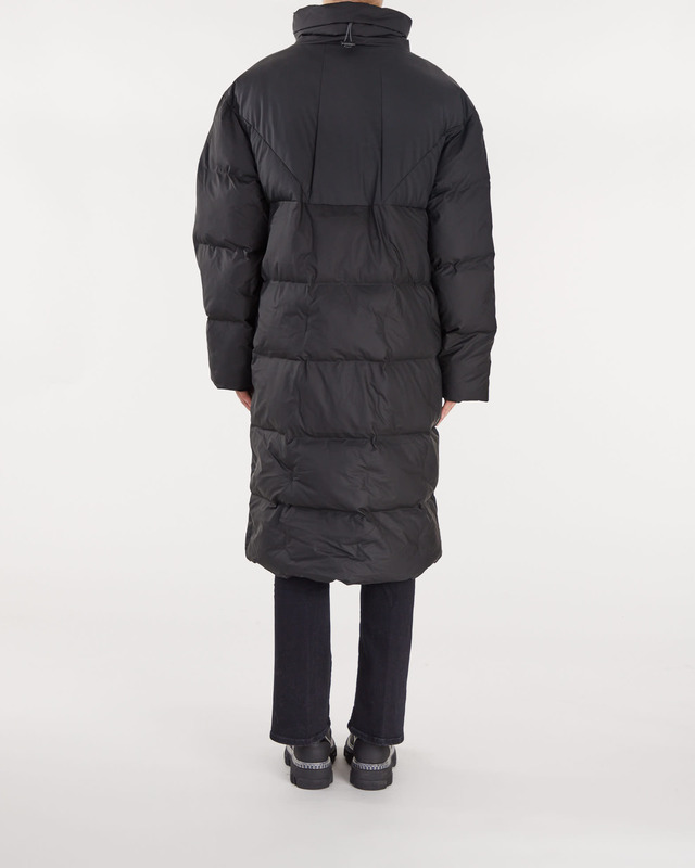 Rains Jacket Block Puffer Black XS