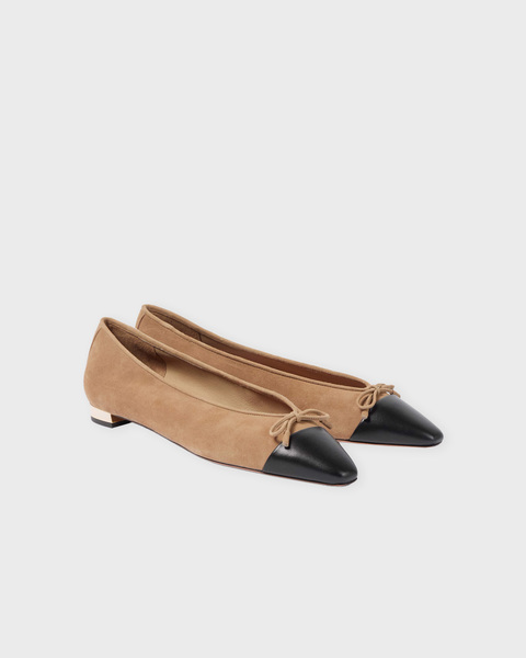 Ballerina Gioia Flat Vit/svart EUR 36 1