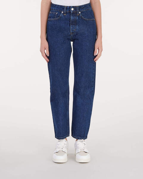 Jeans Rise Washed blue 1