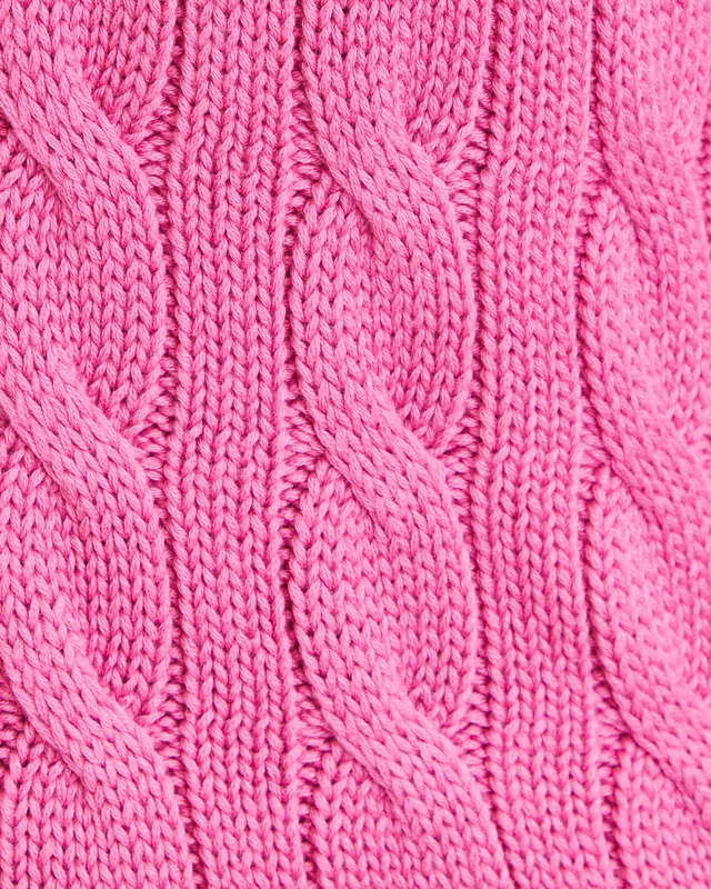 POLO Ralph Lauren Cardigan Cable Long Sleeve Rosa XL