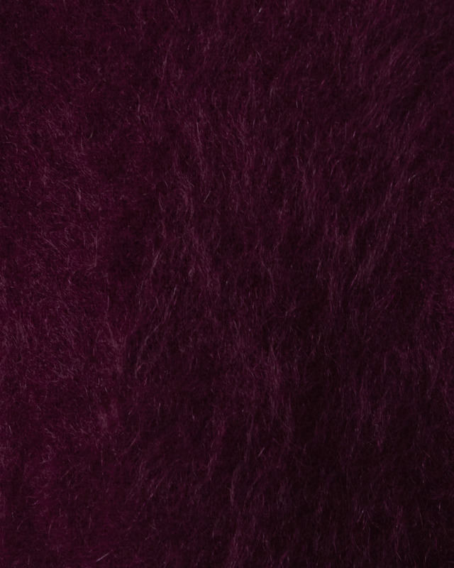 Soft Goat Tröja Brushed Short Sleeve Bordeaux L