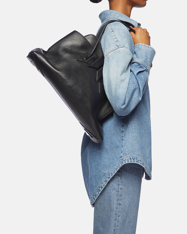 The Attico Bag La Passeggiata Medium Top Black ONESIZE