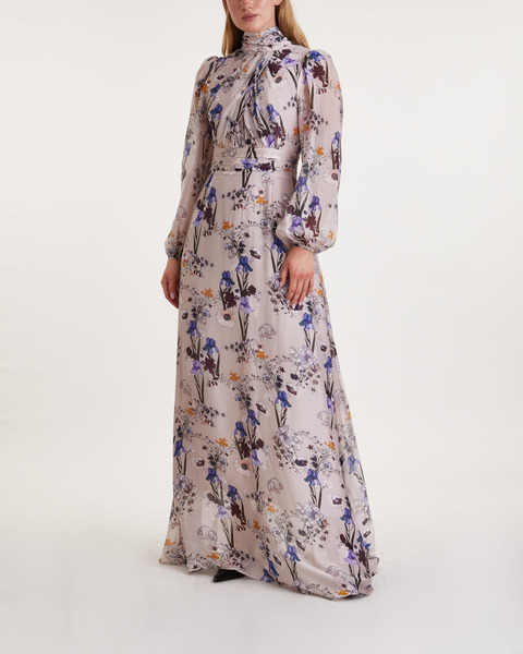 Dress Valerie open back silk Multicolor 1