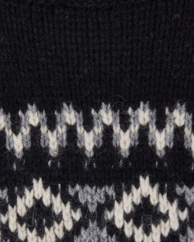Khaite Sweater Mae Fairisle Svart L