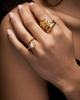 Maria Nilsdotter Ring Claw Double Heavy Gold M