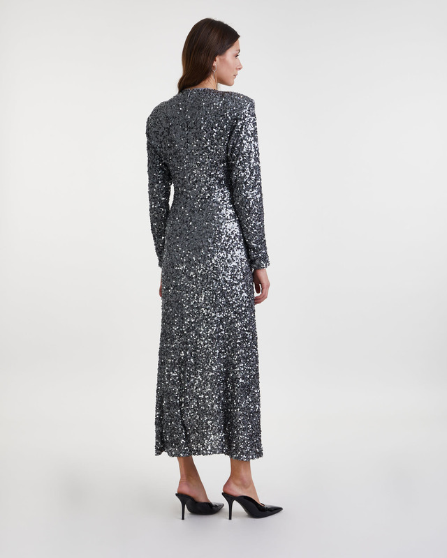 Wakakuu Icons Klänning Ava Sequin Grå XL