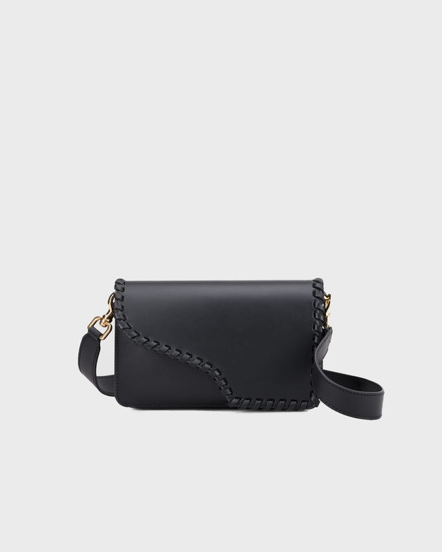 ATP Atelier Bag Assisi Stitch Black Vacchetta Svart ONESIZE