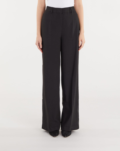 Trousers Luca Wide Leg Pants Svart 1
