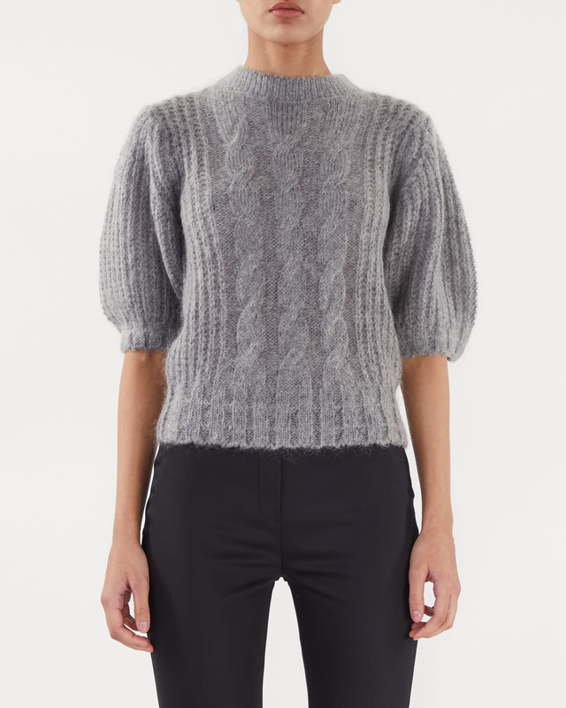 By Malina Mabel Top Grå/silver S