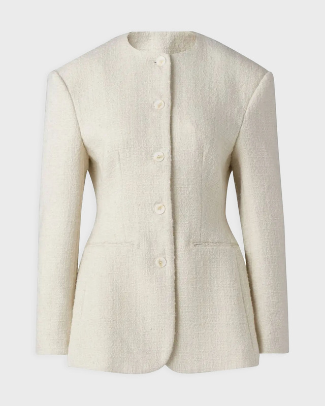 Malina Kavaj Carol Fitted  Offwhite L