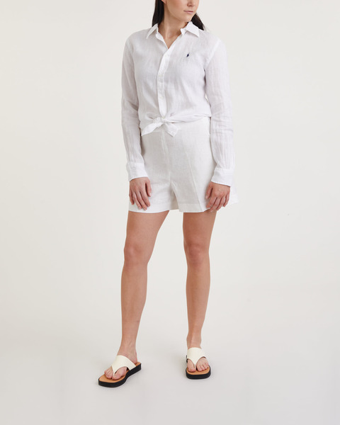 Shorts Flat Front Vit 1