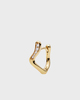 MARIA BLACK Earring Yasmin 8 Huggie Guld left