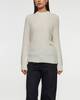 GANNI Tröja Brushed Alpaca O-Neck Egret L