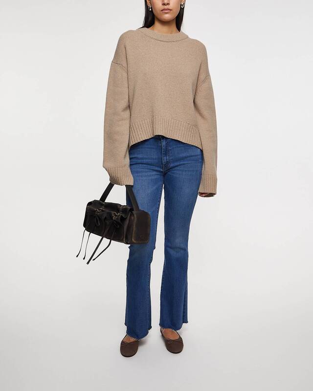 Mother Denim Jeans The Weekender Fray Mid Blue Denim Mid blue  30