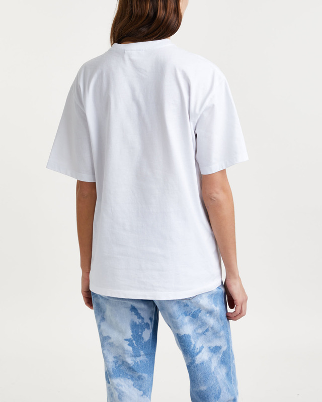 Ganni  T-Shirt Future Heavy Cocktail White XL