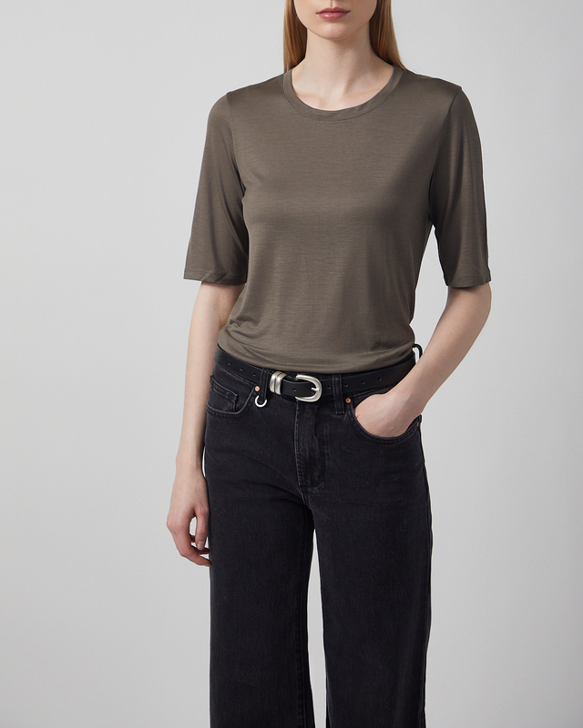 Filippa K T-Shirt Elena Tee Beige/grå L