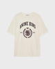 Anine Bing T-skjorte Jaylin Tee Collegiate Ecru XS