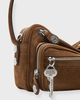 Acne Studios Väska Camero Party Suede Cognac ONESIZE