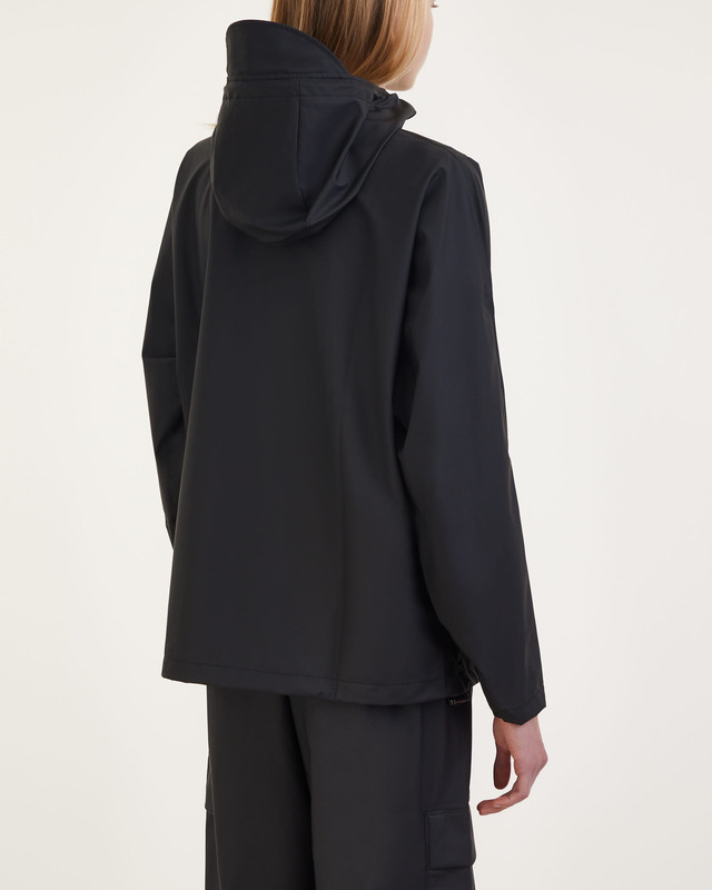 Rains Short Anorak Jacket Black M