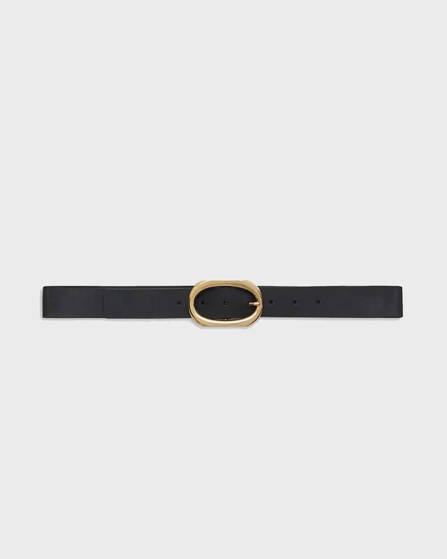 Anine Bing Belt Signature Link  Svart M-L