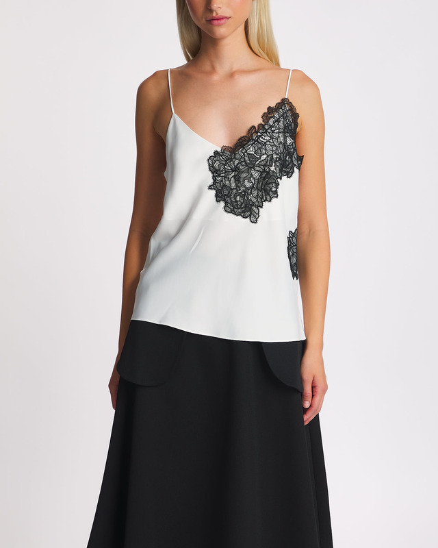 RÓHE Top Lace Camisole White 40
