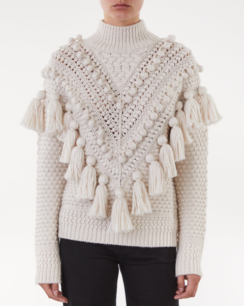 Tröja Kaleidoscope Crochet Creme 1 (S-M) 1