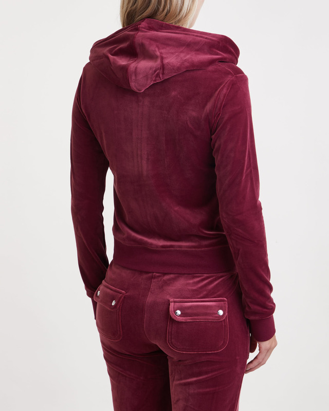 Juicy Couture Tröja Robertson Hoodie Mörkröd M