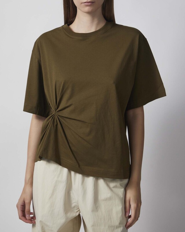 Dagmar T-Shirt Knot Dark Green XS