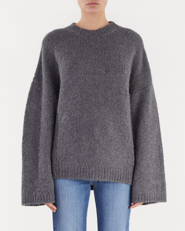 Wakakuu Icons Sweater Fluffy Jumper Grey XS