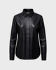 Wakakuu Icons Skjorte Faux Leather Black XS