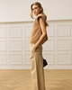 Wakakuu Icons Byxor Leigh Cotton Beige L