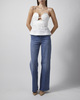 FARM Rio Bluse Shell Bust Peplum Offwhite M
