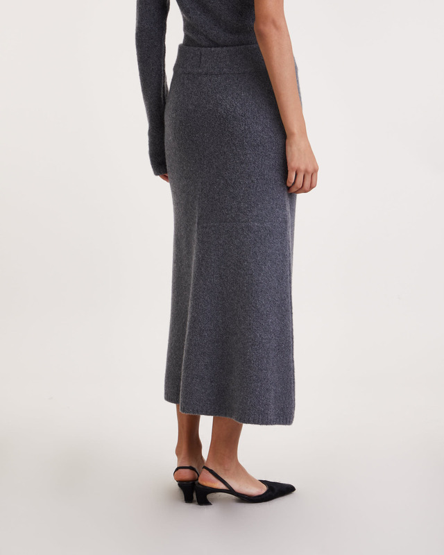 LISA YANG Kjol Kael Cashmere Grå 1 (S-M)