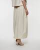 Dagmar Skirt Curved Pleated White 38
