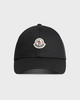 Moncler Cap Gabardine Baseball  Black ONESIZE