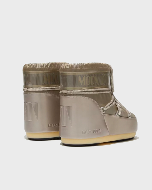 Moon Boot Boots Classic Low Glance Silver 36-38