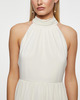Malina Klänning Fern Halterneck Ruffled Mini Vit XS
