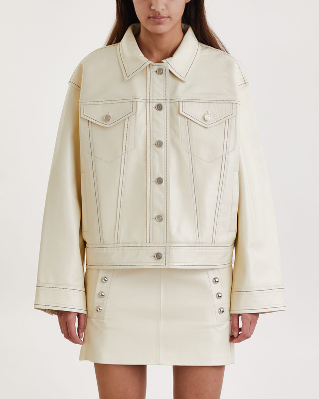 STAND STUDIO Jacka Oversized Jean Creme 36