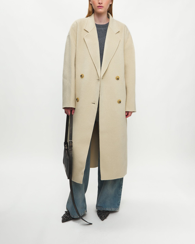 Acne Studios Kappa Double-Breasted Wool Clay 38